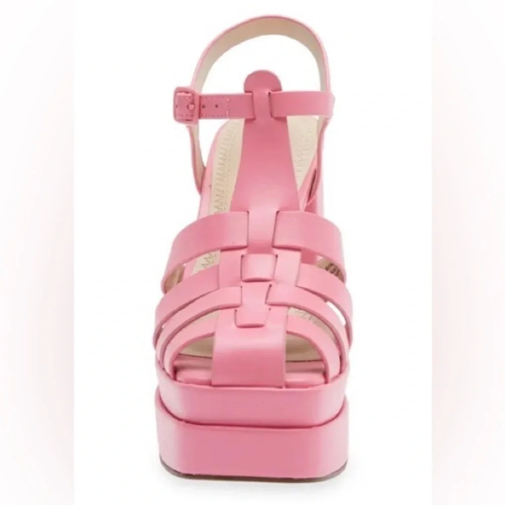 NEW! BP Pink Amaya Fisherman Platform Sandals - Size 8.5